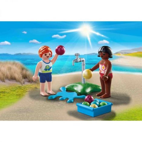 Playmobil - Figurine Copii Cu Baloane De Apa - imagine 7